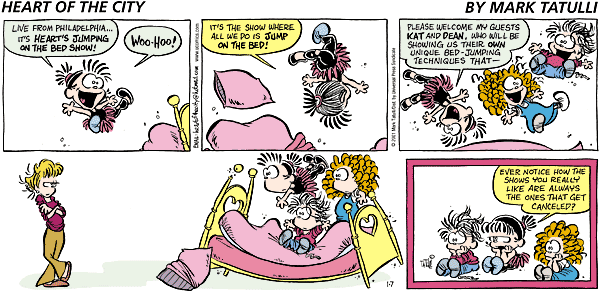 Heart of the City Comic Strip for January 07, 2001 