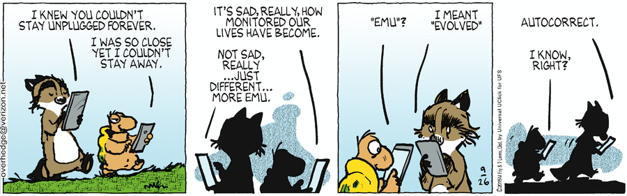 Over the Hedge Comic Strip for September 26, 2015 