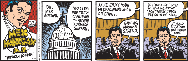 La Cucaracha Comic Strip for January 30, 2009 