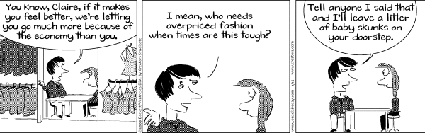 On A Claire Day Comic Strip for January 15, 2025 