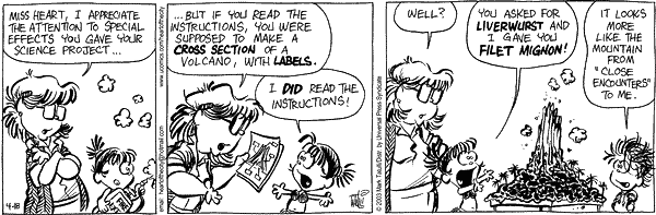 Heart of the City Comic Strip for April 18, 2003 