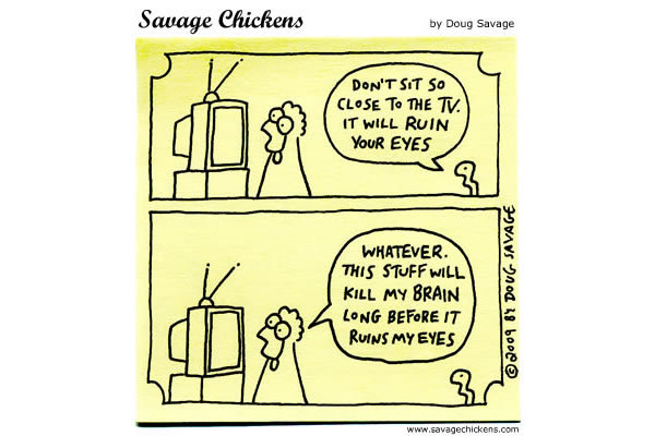 Savage Chickens Comic Strip for May 31, 2013 