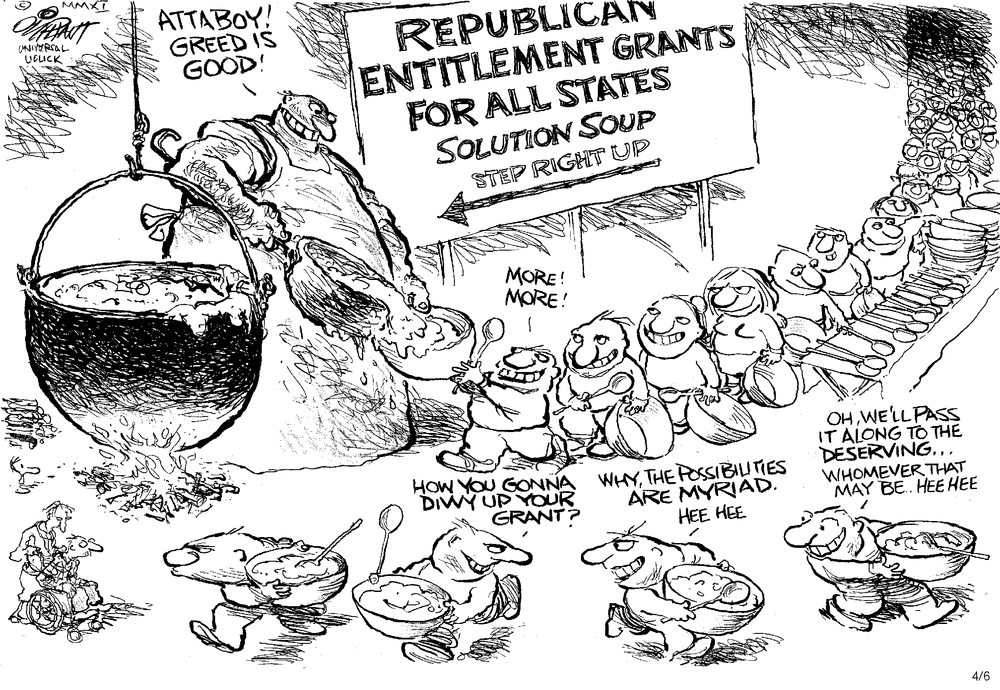 Pat Oliphant Comic Strip for April 06, 2011 