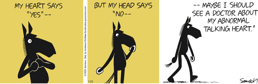 Dark Side of the Horse Comic Strip for January 23, 2025 