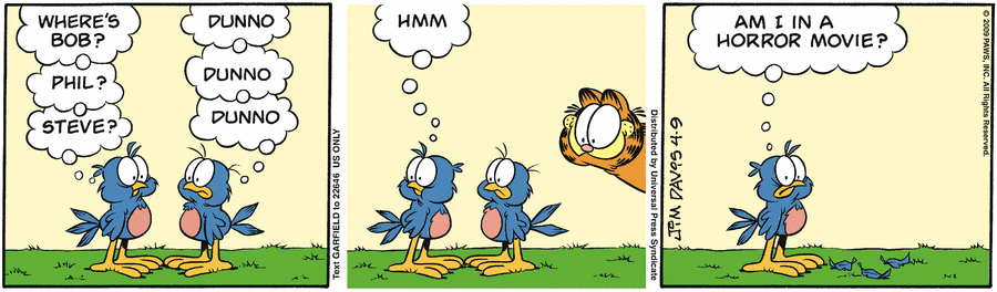Garfield Comic Strip for April 09, 2009 