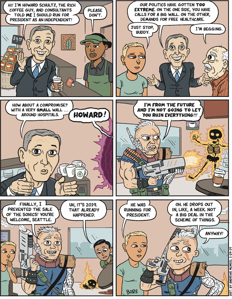 Matt Bors Comic Strip for January 29, 2019 