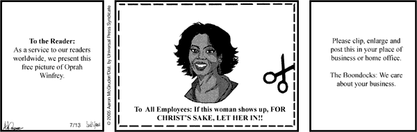 The Boondocks Comic Strip for February 13, 2013 