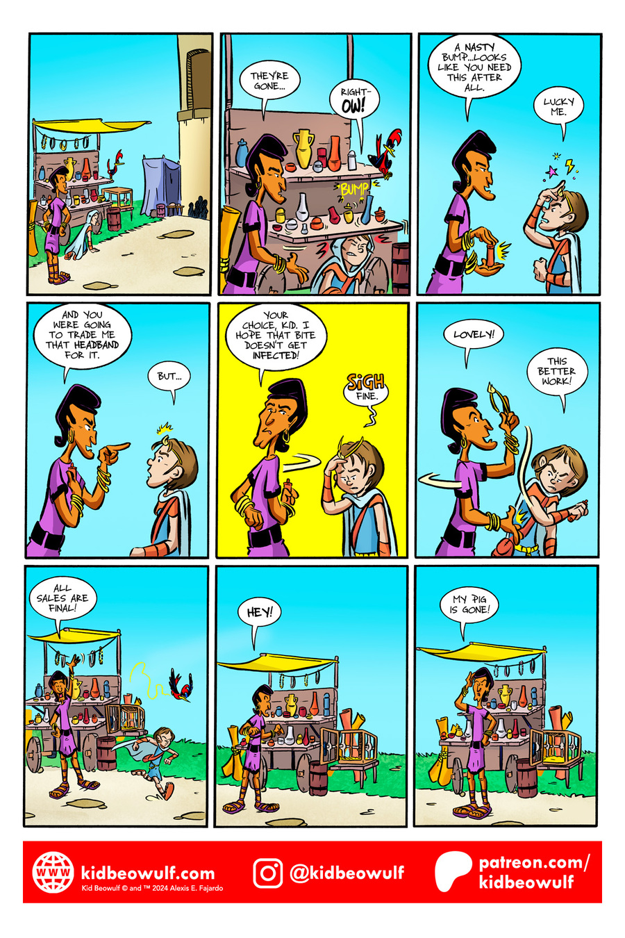 Kid Beowulf Comic Strip for January 13, 2025 