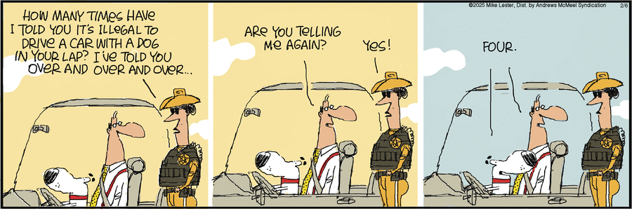 Mike du Jour Comic Strip for February 06, 2025 