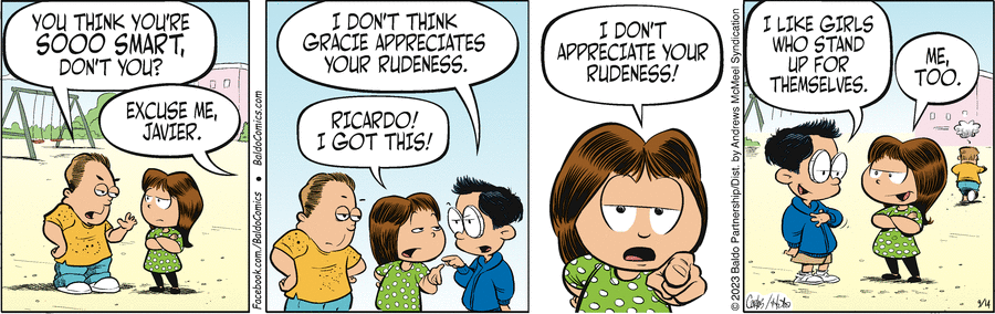 Baldo Comic Strip for September 14, 2023 