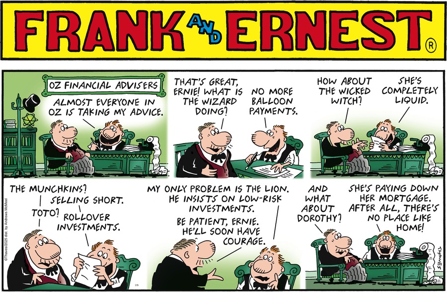 Frank and Ernest Comic Strip for February 09, 2025 