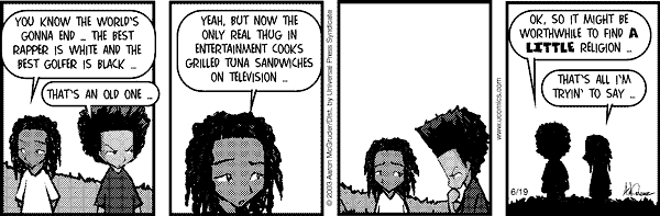 The Boondocks Comic Strip for January 20, 2011 