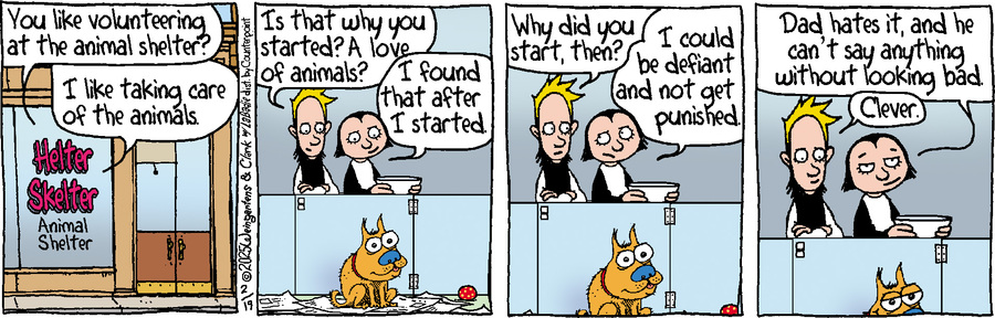 Barney & Clyde Comic Strip for February 19, 2025 