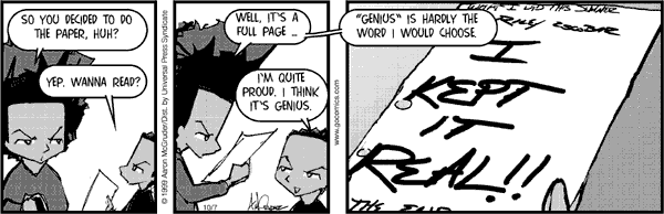 The Boondocks Comic Strip for May 10, 2014 