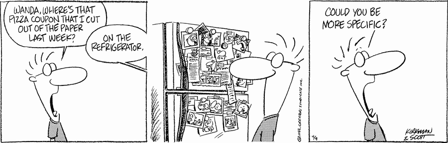 Baby Blues Comic Strip for April 09, 1992 