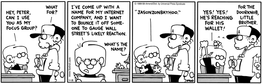 FoxTrot Classics Comic Strip for January 13, 2010 