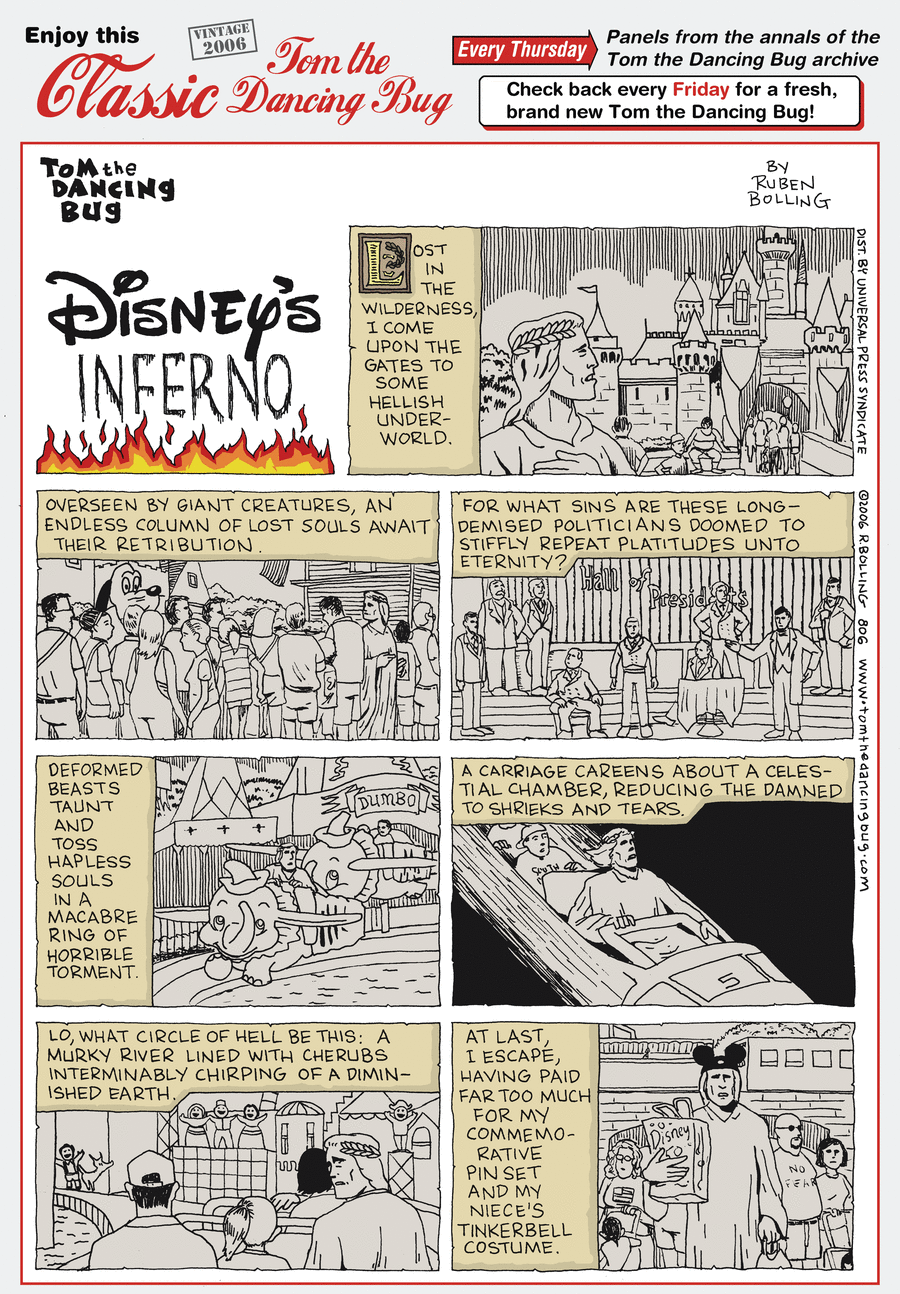 Tom the Dancing Bug Comic Strip for May 31, 2018 