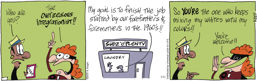 The Knight Life Comic Strip for March 12, 2013 