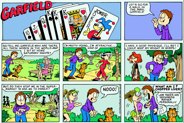 Garfield Comic Strip for February 17, 1991 