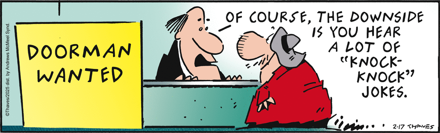 Frank and Ernest Comic Strip for February 17, 2025 
