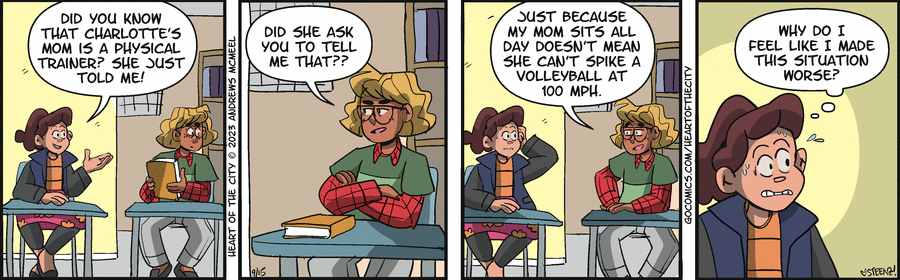 Heart of the City Comic Strip for September 15, 2023 