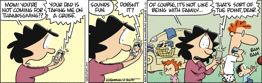 Baby Blues Comic Strip for November 21, 2017 