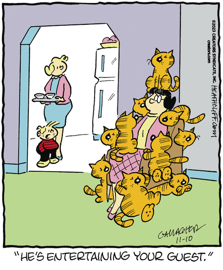 Heathcliff Comic Strip for November 10, 2023 