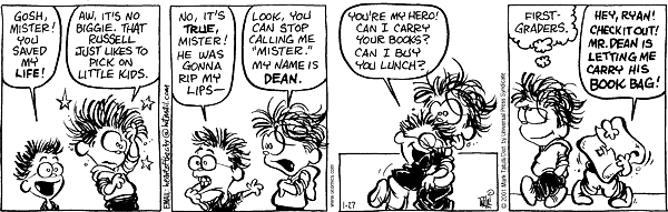 Heart of the City Comic Strip for January 27, 2001 