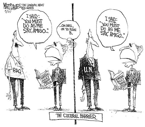 Matt Davies Comic Strip for September 24, 2003 