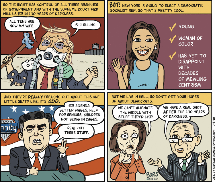 Matt Bors Comic Strip for July 03, 2018 