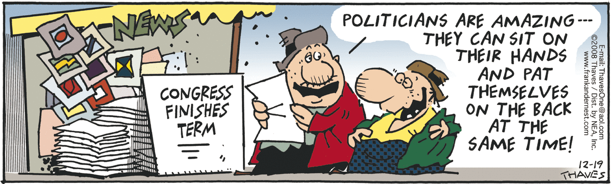 Frank and Ernest Comic Strip for December 19, 2008 