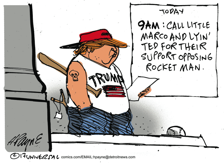 Henry Payne Comic Strip for September 20, 2017 