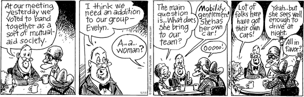 The Elderberries Comic Strip for January 11, 2005 