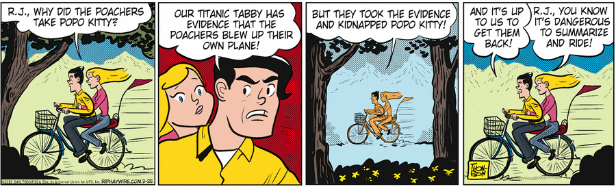 Rip Haywire Comic Strip for March 25, 2013 