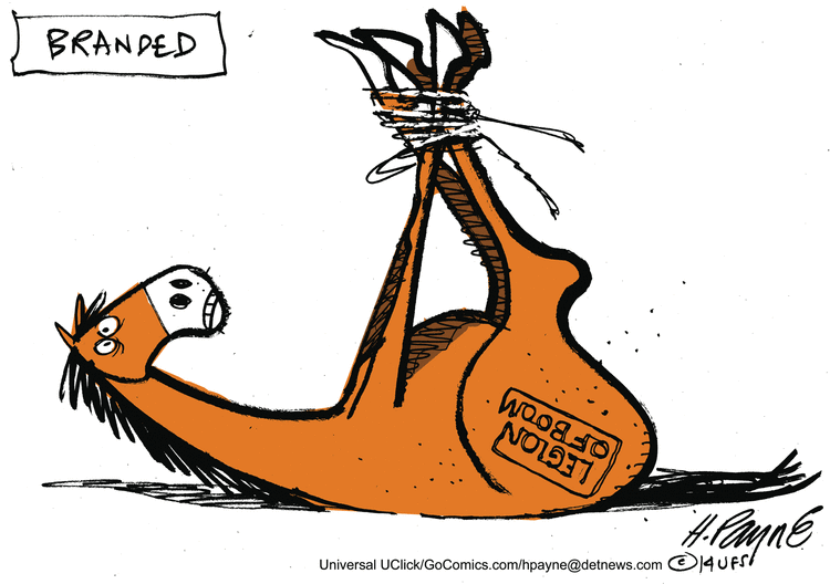 Henry Payne Comic Strip for February 04, 2014 
