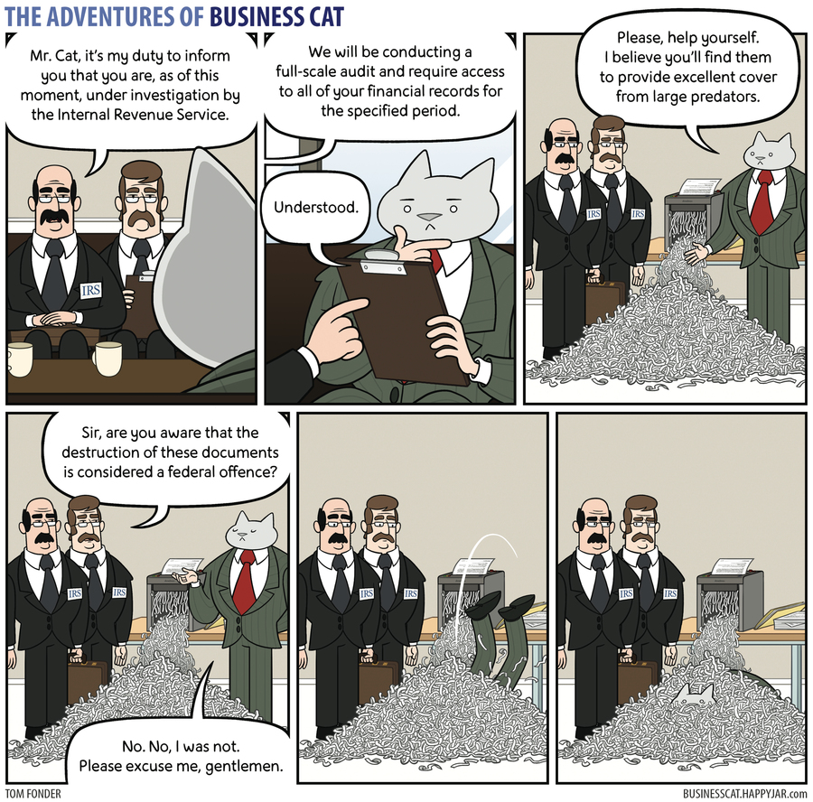The Adventures of Business Cat Comic Strip for August 21, 2017 
