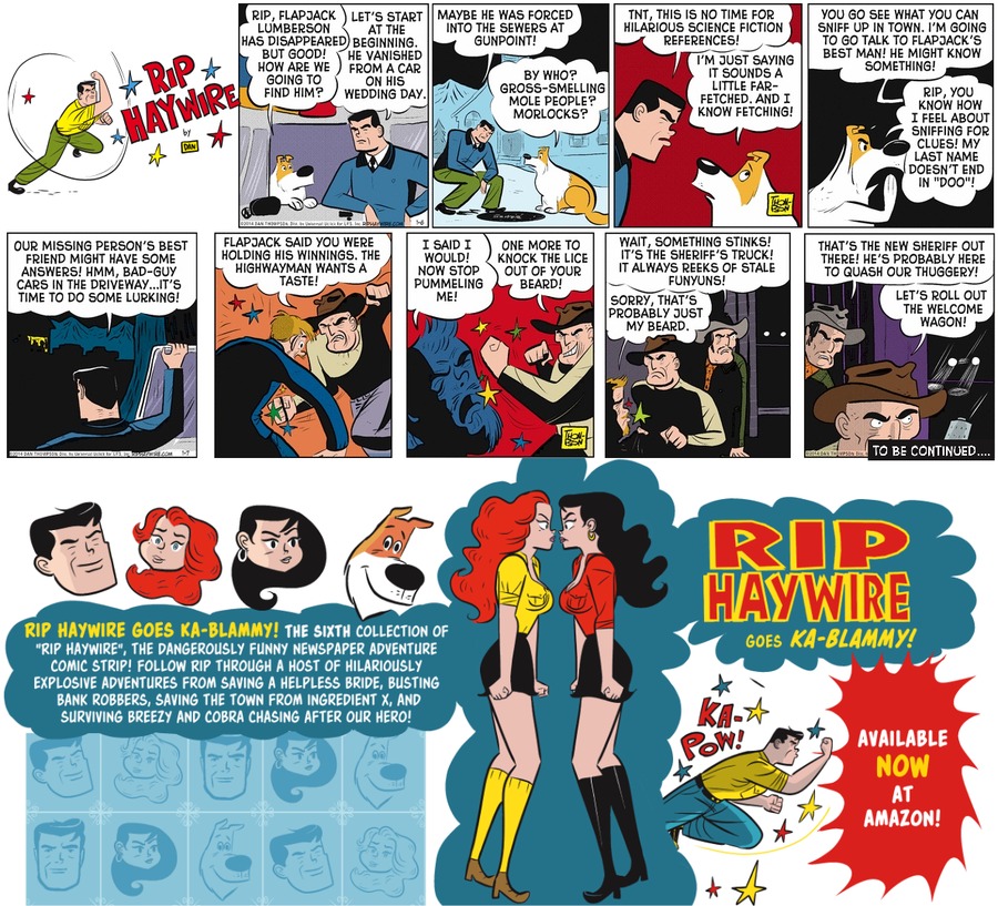 Rip Haywire Comic Strip for January 31, 2016 