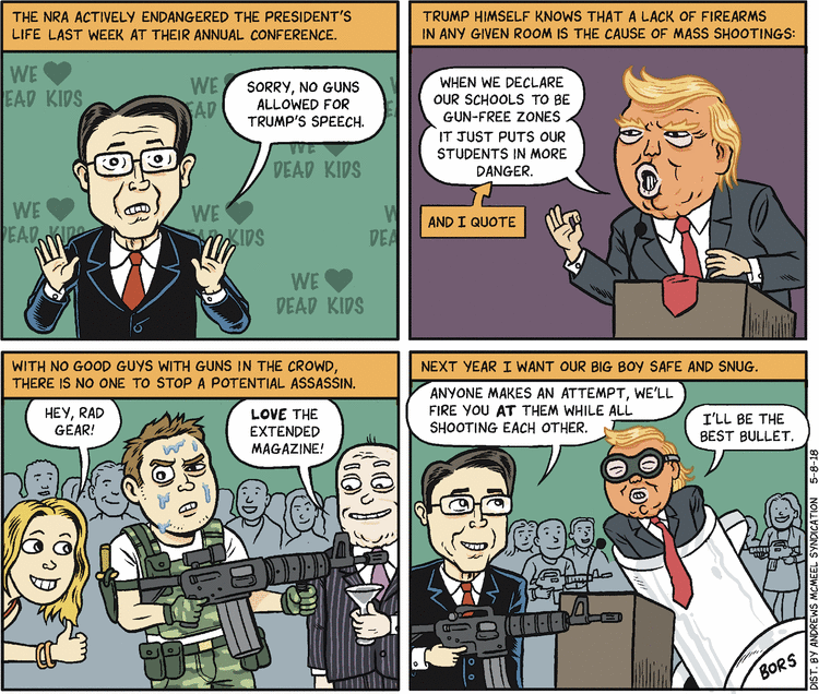 Matt Bors Comic Strip for May 08, 2018 