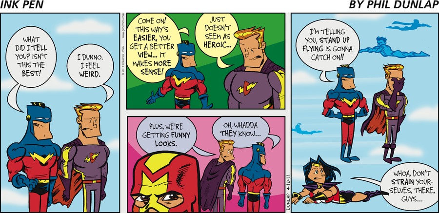 Ink Pen Comic Strip for April 10, 2011 