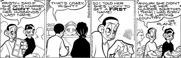 Maintaining Comic Strip for April 07, 2008 