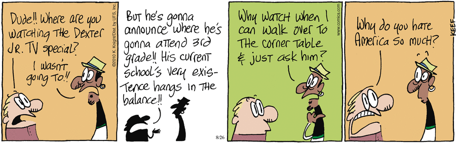 The Knight Life Comic Strip for August 26, 2010 
