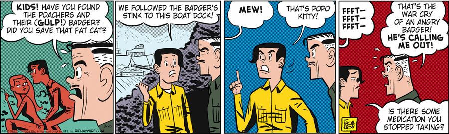 Rip Haywire Comic Strip for March 26, 2013 