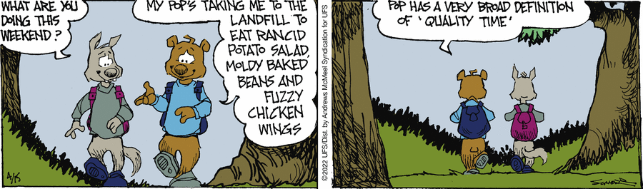 The Grizzwells Comic Strip for April 15, 2022 