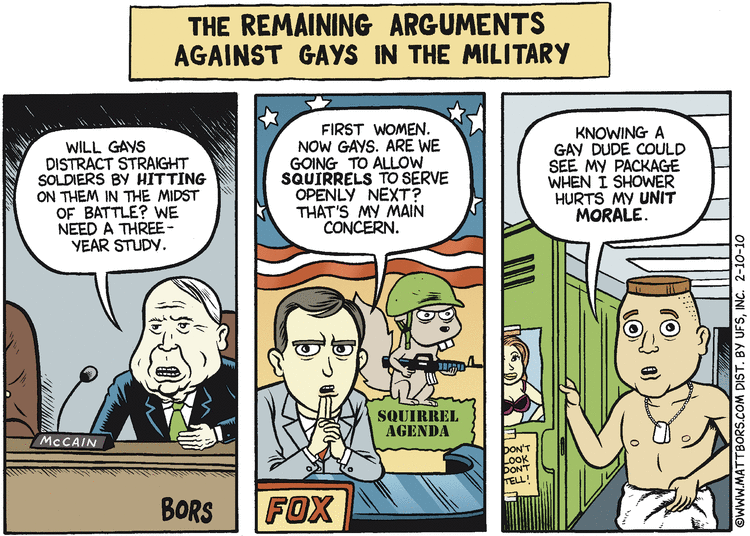 Matt Bors Comic Strip for February 10, 2010 