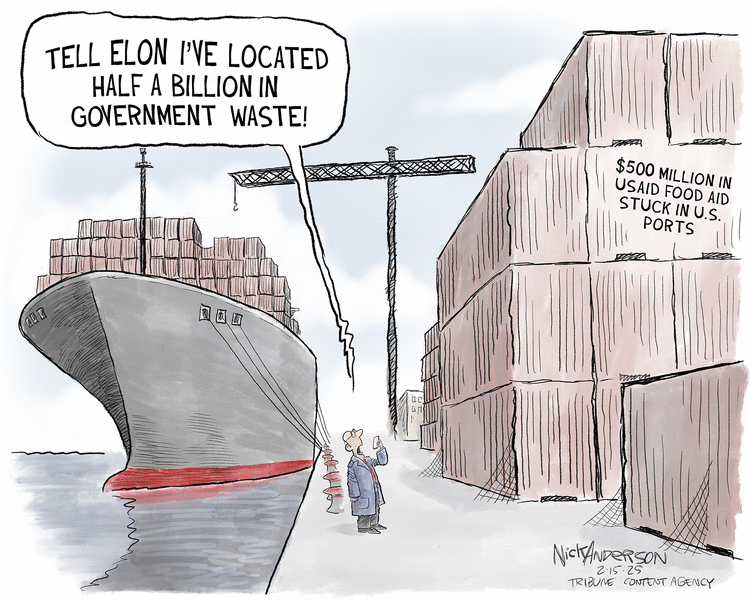 Nick Anderson Comic Strip for February 14, 2025 