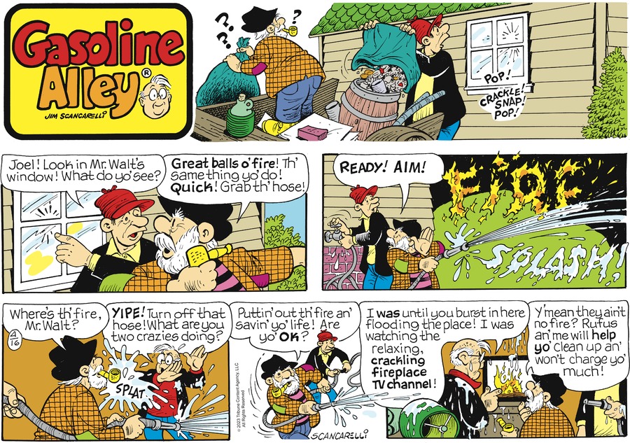 Gasoline Alley Comic Strip for April 16, 2023 