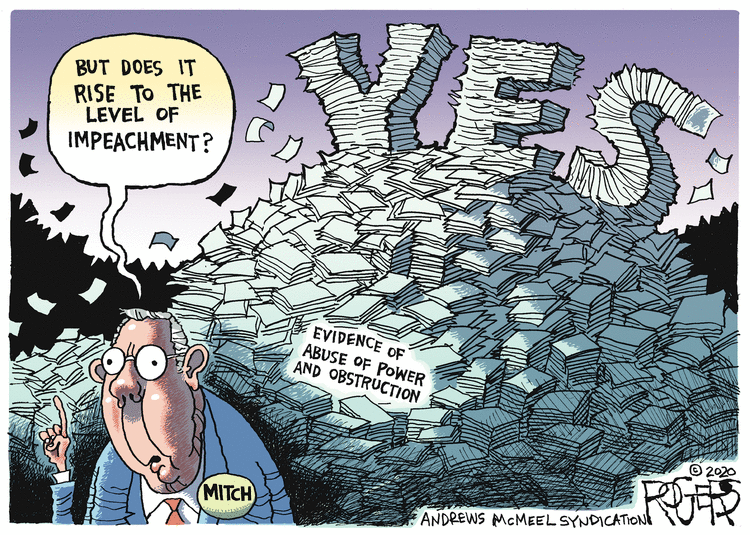 Rob Rogers Comic Strip for January 24, 2020 