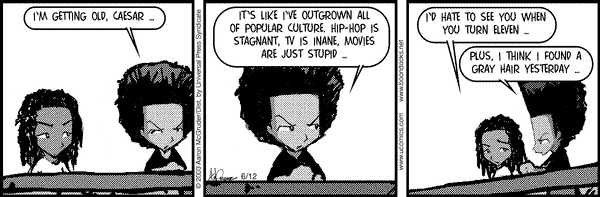 The Boondocks Comic Strip for January 13, 2011 