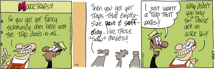 The Knight Life Comic Strip for April 25, 2018 