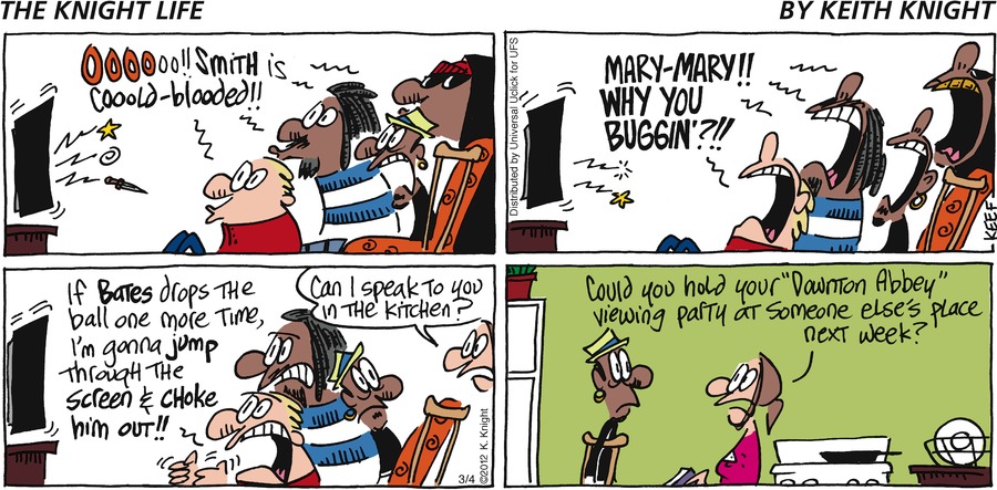 The Knight Life Comic Strip for March 04, 2012 
